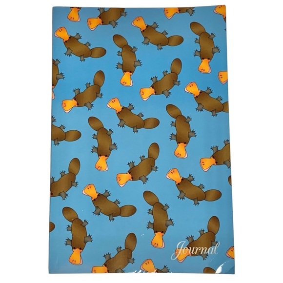 Platypus Pattern Journal, [NEW] Blue - Picture 1 of 6